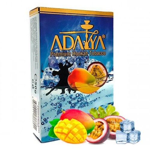 Табак для кальяна Adalya Mango Tango Ice с ароматом манго, маракуйи и льда, пачка 50гр